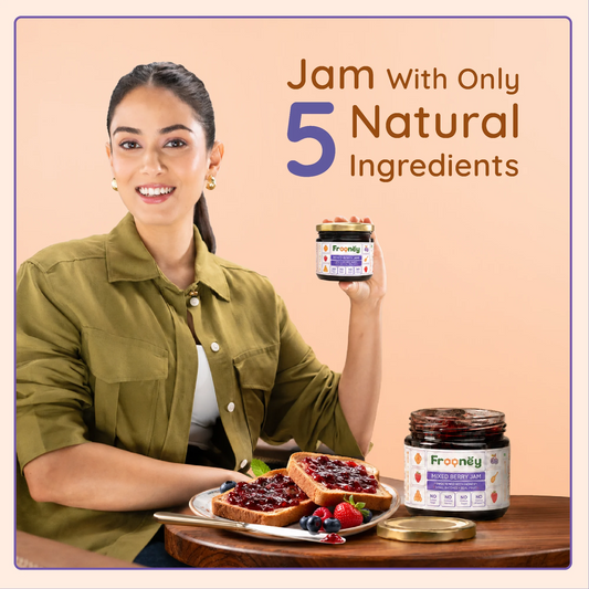 Frooney Mixed Berry Jam – Made with Real Fruit Pulp & Honey