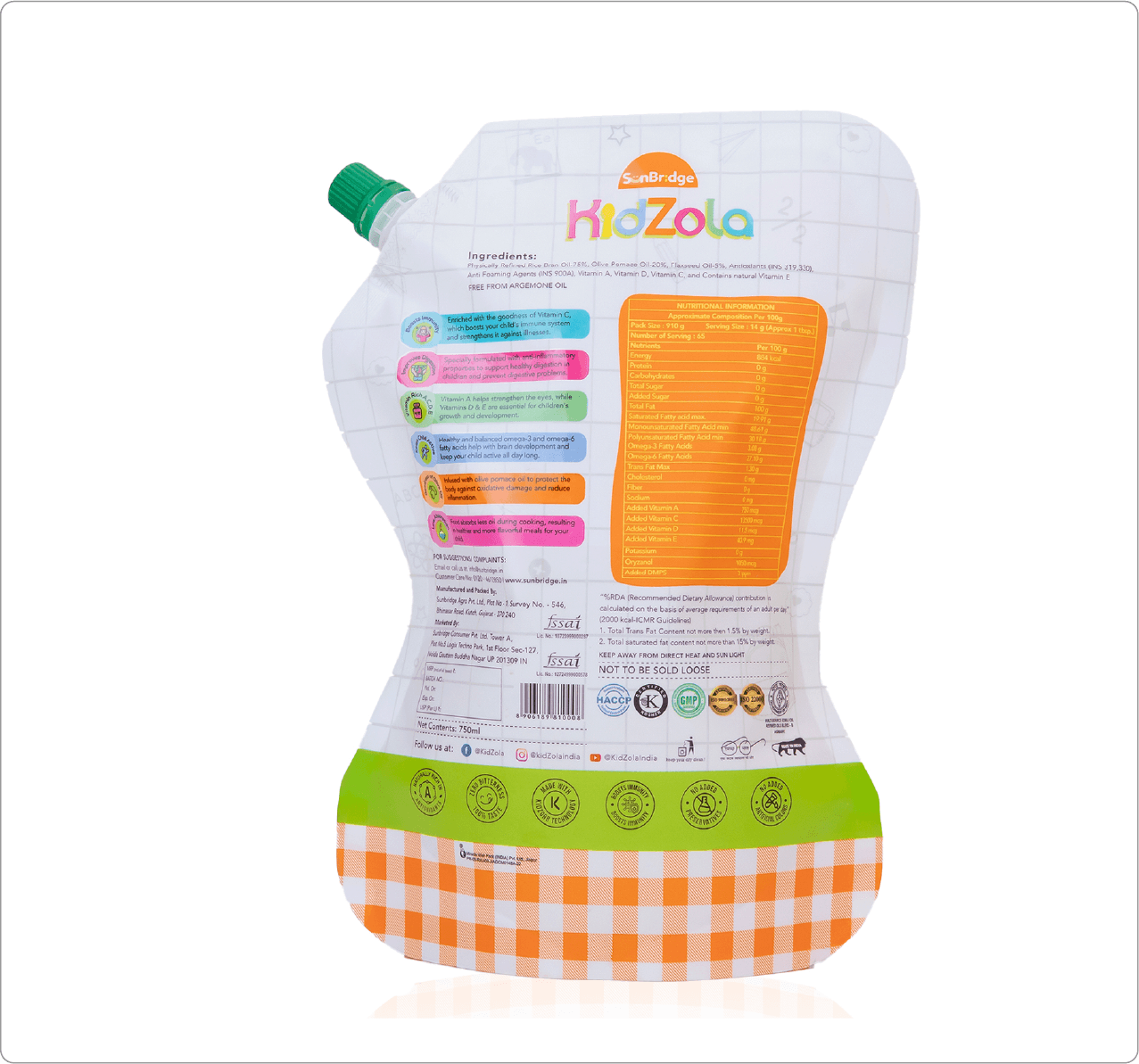 Kidzola Cooking Oil