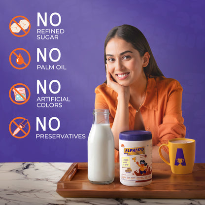 AlphaKid -  Nutraceutical Milk Mix | Chocolate Flavour