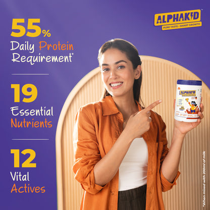 AlphaKid -  Nutraceutical Milk Mix | Chocolate Flavour