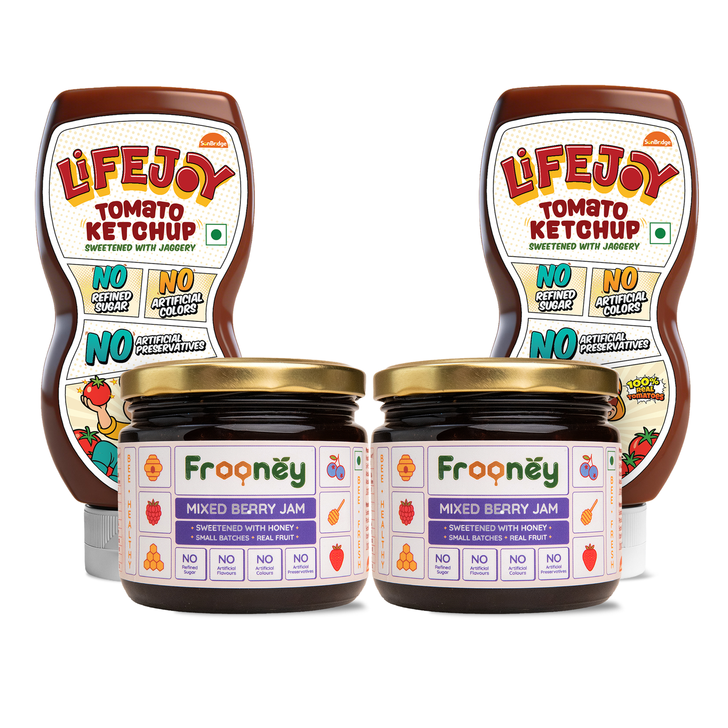 Lifejoy + Frooney (Mixed Berry Jam) Pack of 2