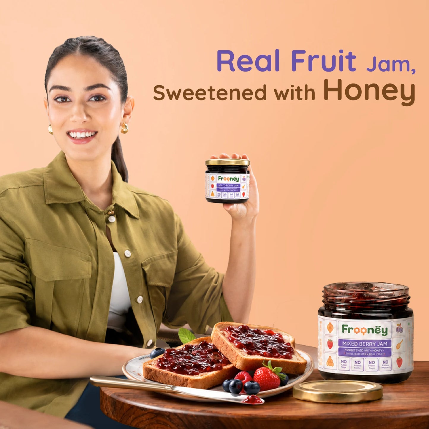 LifeJoy Pack of 2 with Frooney Mixed Berry & Strawberry Jam Combo