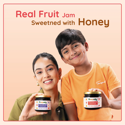 Frooney Strawberry Jam – Made with Real Fruit Pulp & Honey