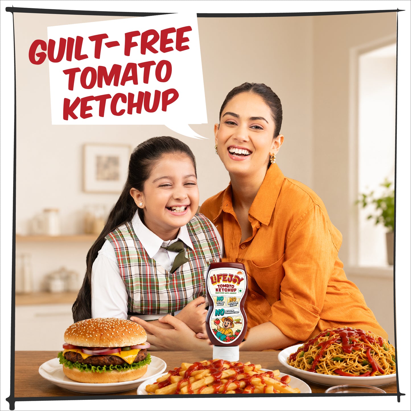 LifeJoy Tomato Ketchup | Sweetened with Jaggery
