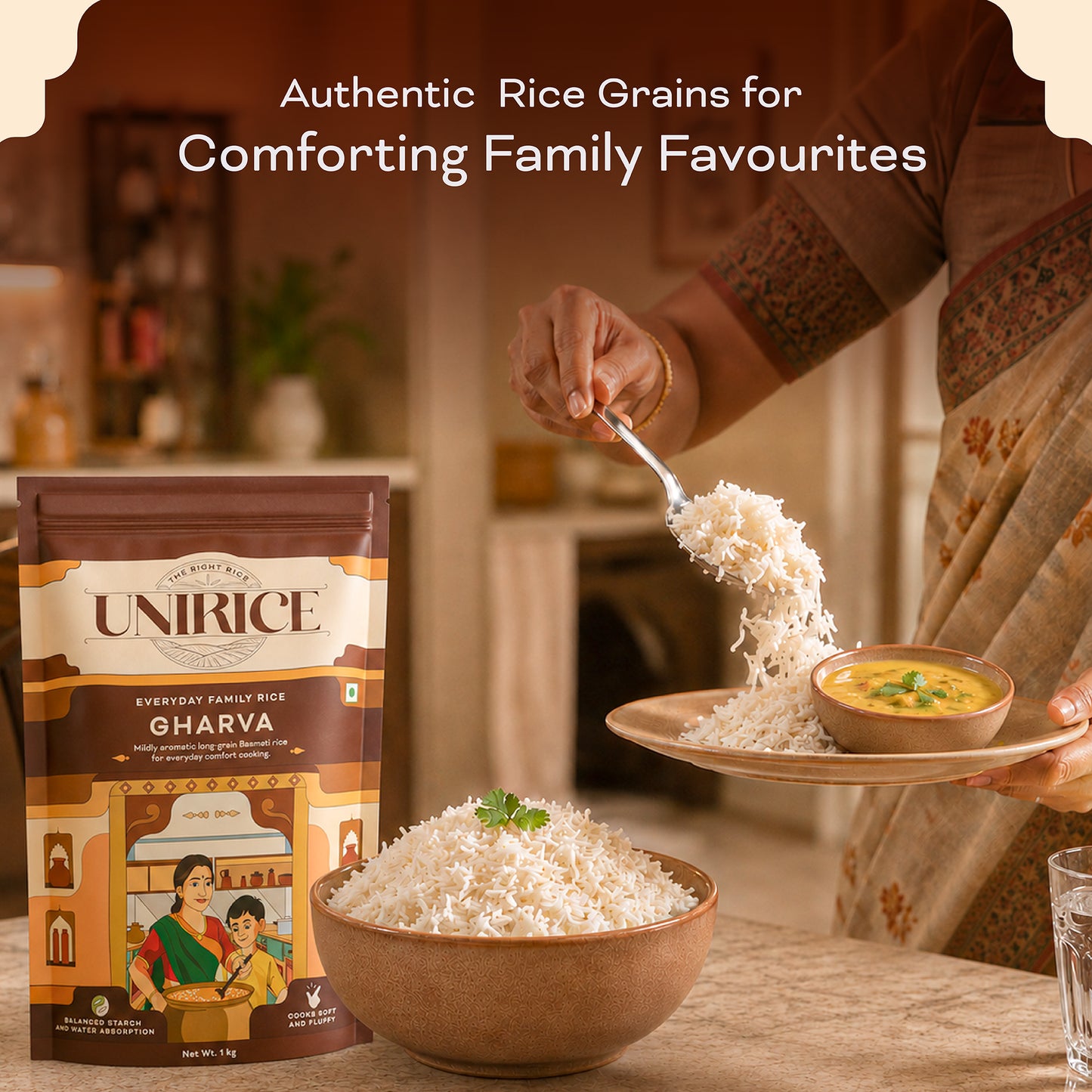 UNIRICE GHARVA For Daily Meals