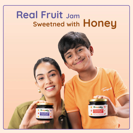 Frooney Mixed Berry Jam – Made with Real Fruit Pulp & Honey