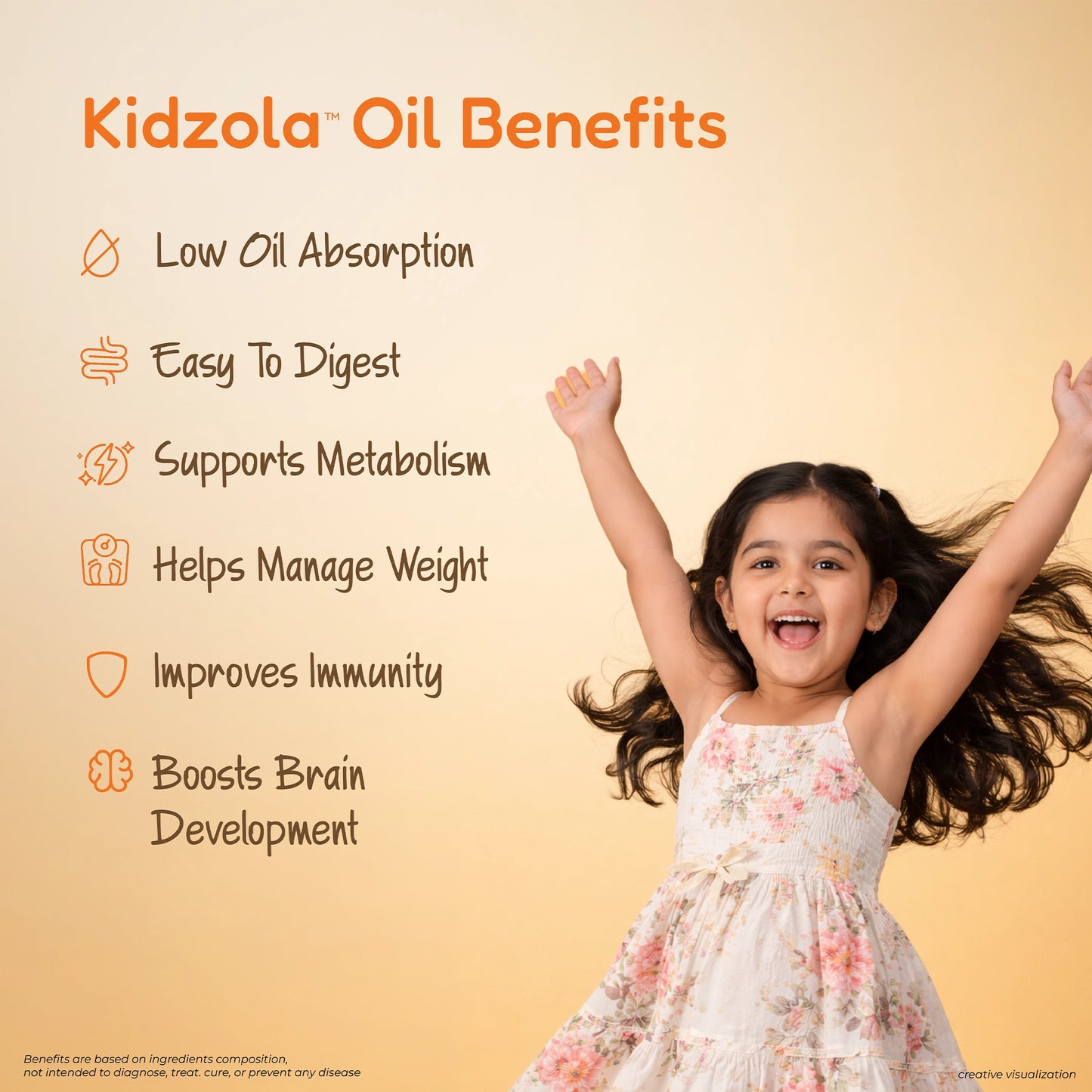 Kidzola Cooking Oil & AlphaKid Pro Milk Mix Combo (Jar)