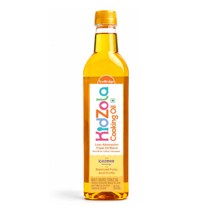 KidZola Cooking Oil | Low Absorption Oil | Triple Oil Blend