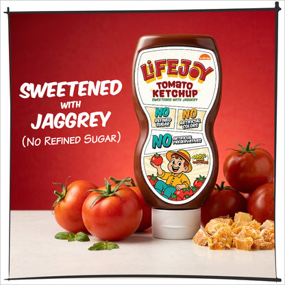 LifeJoy Tomato Ketchup | Sweetened with Jaggery