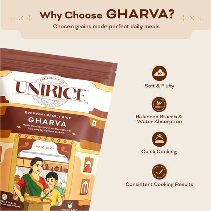 UNIRICE GHARVA For Daily Meals