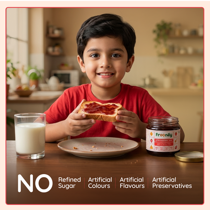 Frooney Strawberry Jam– Made with Real Fruit & Pure Honey | No Refined Sugar