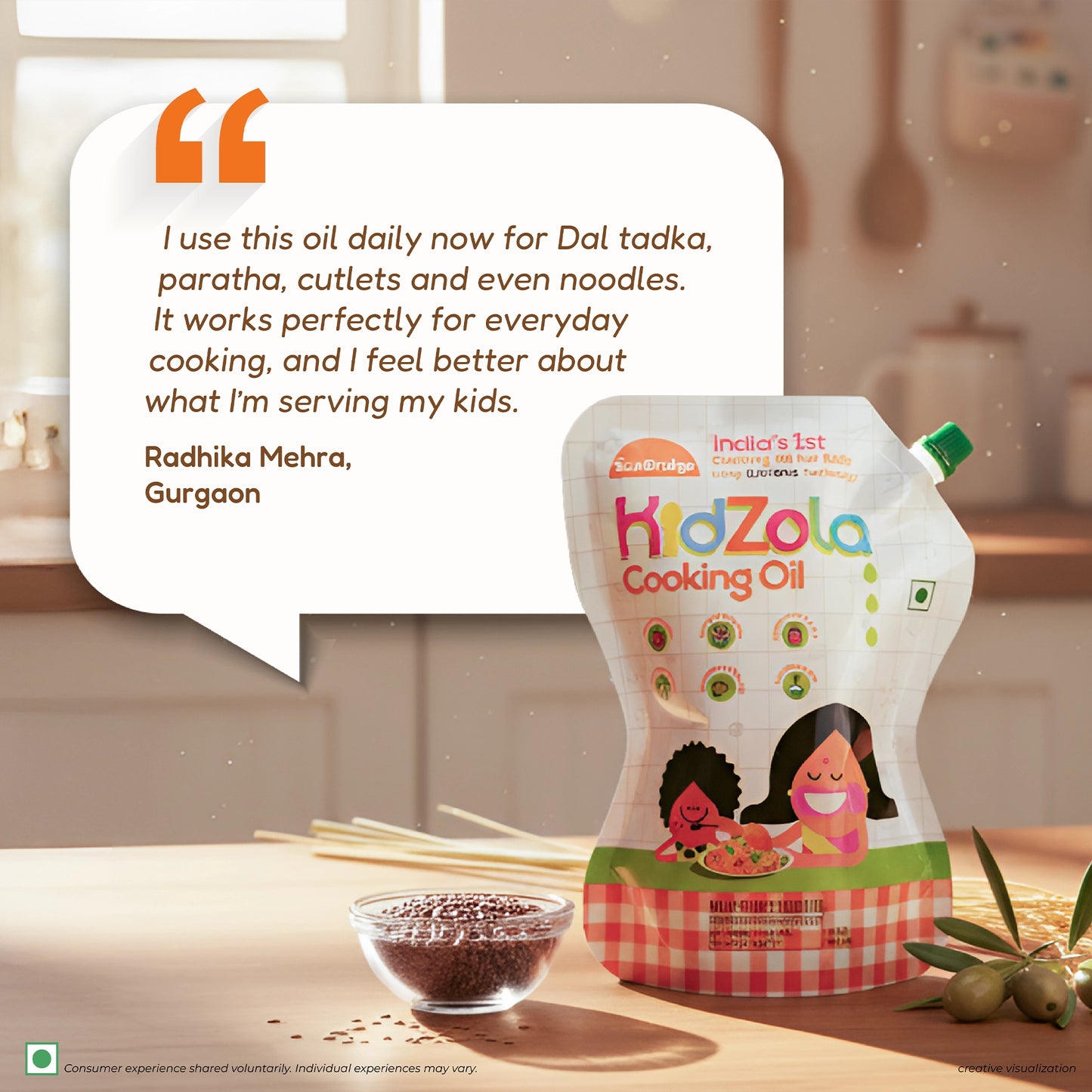 Kidzola Cooking Oil & AlphaKid Pro Milk Mix Combo (Jar)