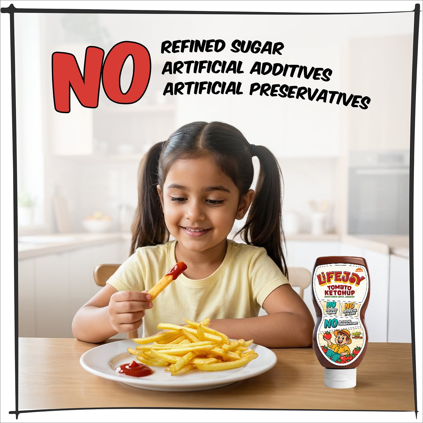 LifeJoy Tomato Ketchup | Sweetened with Jaggery