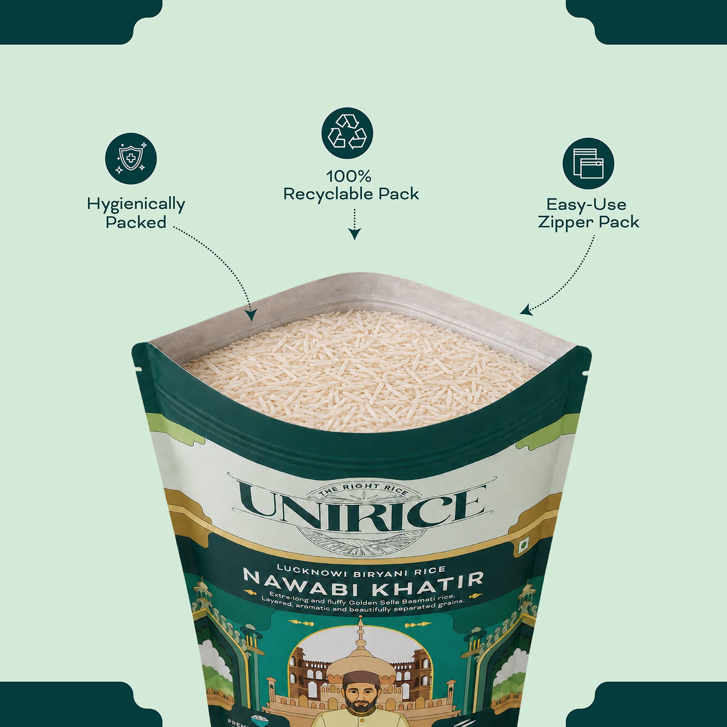 UNIRICE NAWABI KHATIR For Lucknowi Biryani