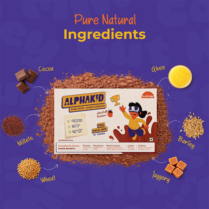 Alphakid Pro Milk Mix | Monocarton | Chocolate Flavor - 2 Set