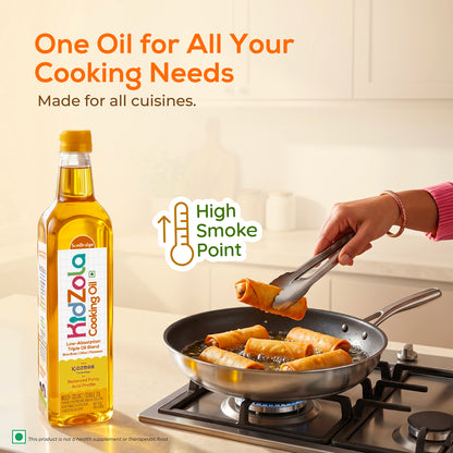 KidZola Cooking Oil | Low Absorption Oil | Triple Oil Blend
