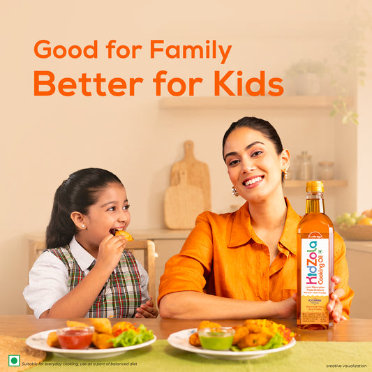KidZola Cooking Oil | Low Absorption Oil | Triple Oil Blend