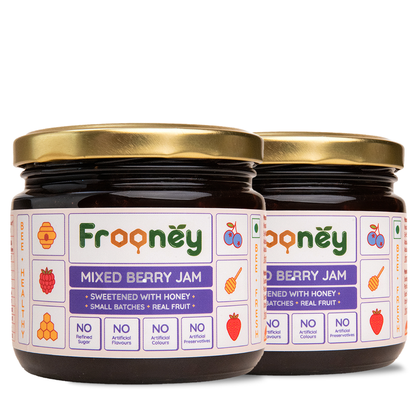 Frooney Mixed Berry Jam– Made with Real Fruit & Pure Honey | No Refined Sugar