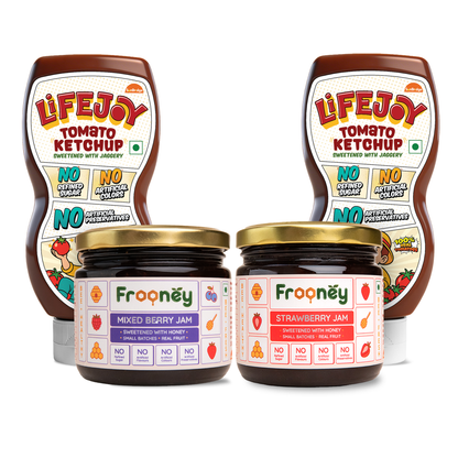 LifeJoy Pack of 2 with Frooney Mixed Berry & Strawberry Jam Combo